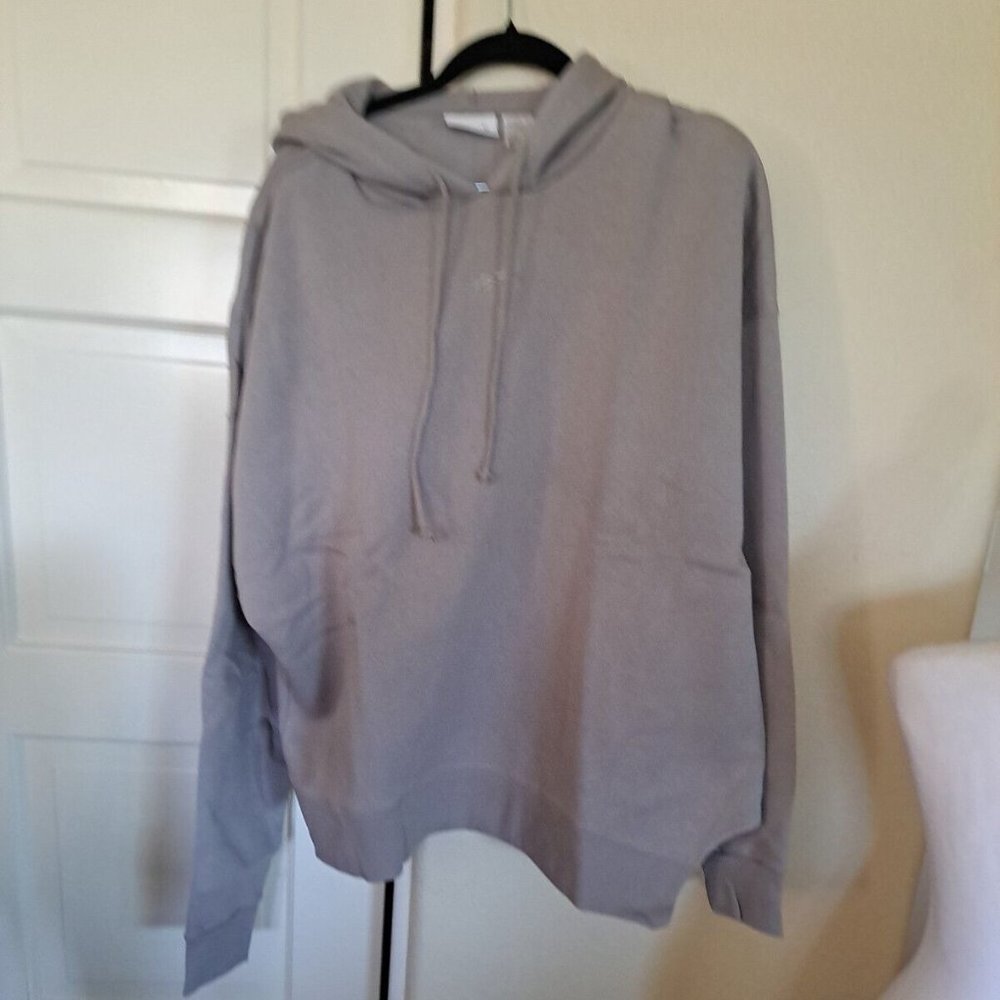 Reebok Men's Hoodie Sweatshirt Size L Gray